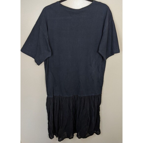 Johnny Was Vintage T-Shirt Midi Dress Oversized Embroidered Sun Witchy Small - Picture 2 of 12